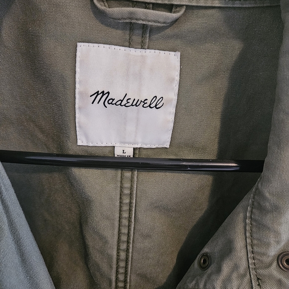 Madewell Women's Utility Jacket in Olive - Picture 2 of 2